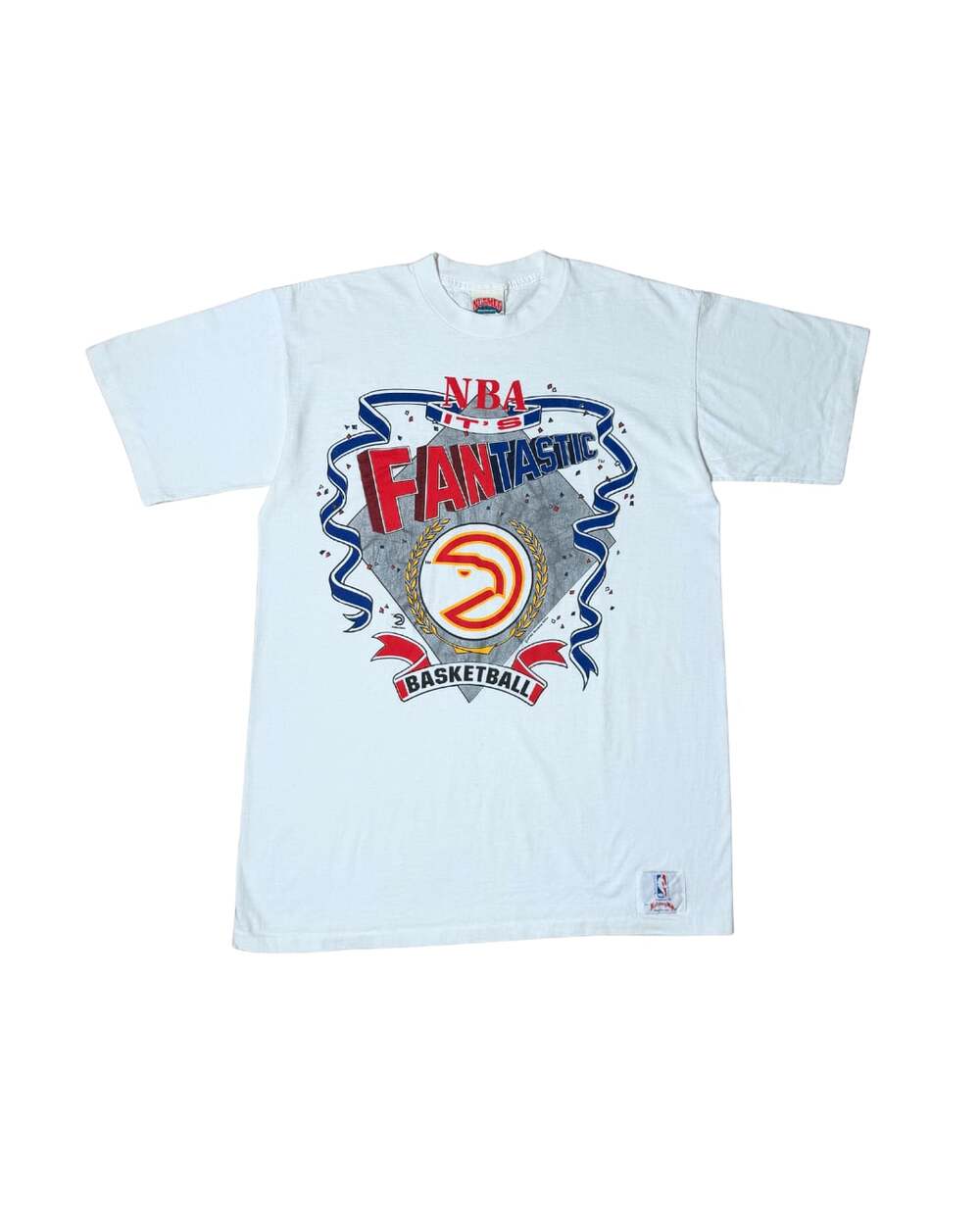 Vintage 1990 Atlanta Hawks NBA Nutmeg Tee
